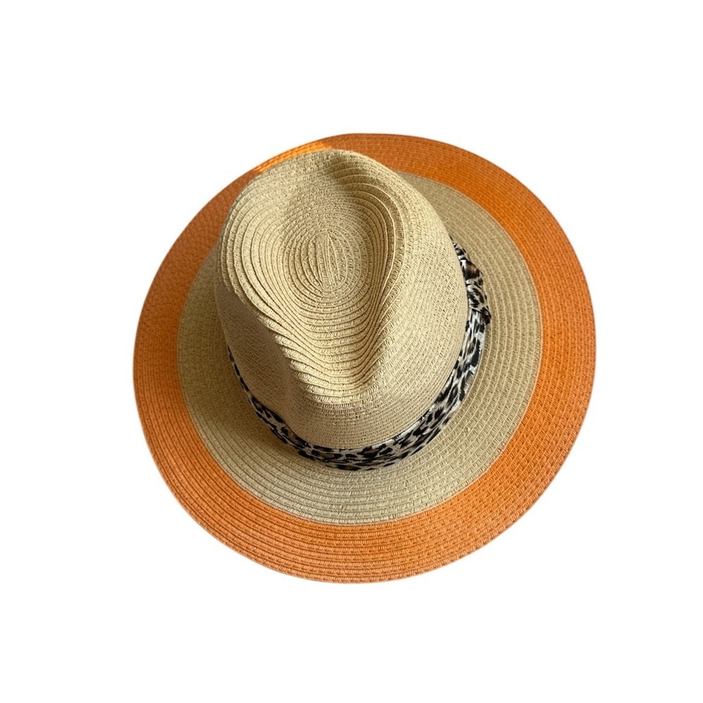 Stylish Tan and Orange Women's Hat